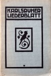 Titelseite „Karlsbader Liederblatt”