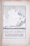 Titelseite „Steglitzer Liederblatt”