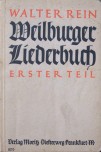 Titelseite „Weilburger Liederbuch”